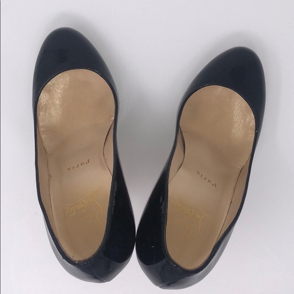 💯 Authentic Christian Louboutin Filo black patent leather pumps - Picture 4 of 9